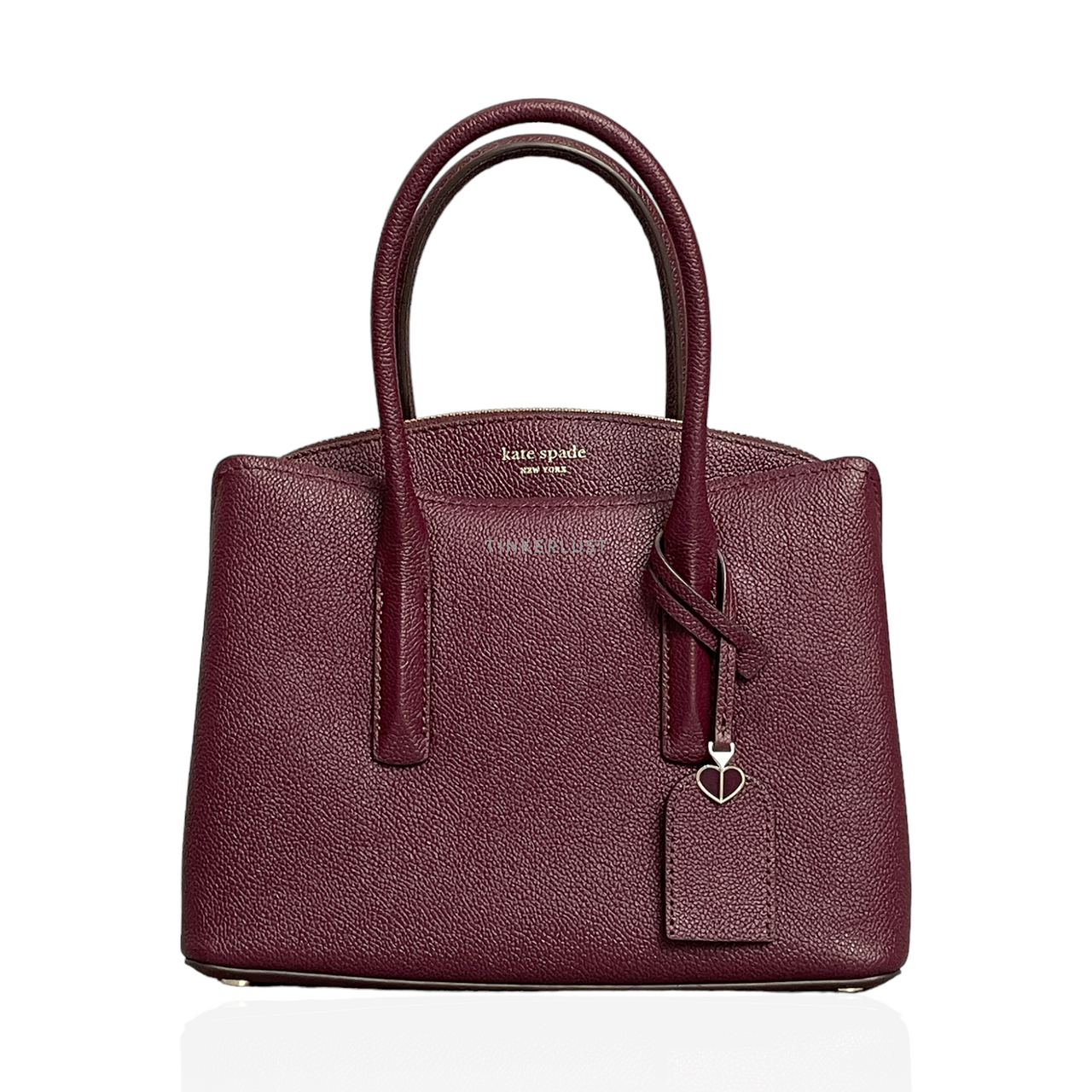 Kate spade margaux hot sale medium satchel cherrywood